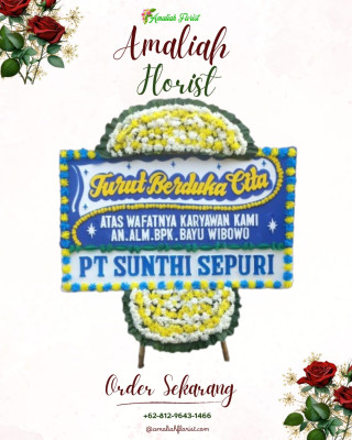 Papan Bunga Duka di Gomong